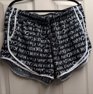 Calvin Klein Women's Logo Print Athletic Shorts